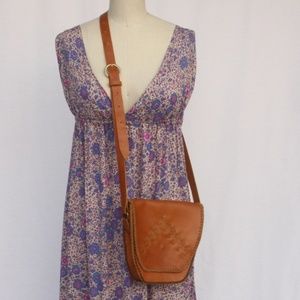 handmade leather crossbody